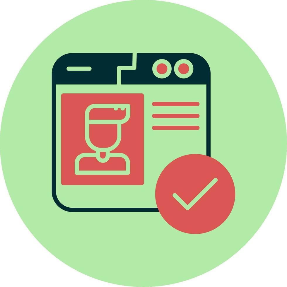 Verified Profile Vector Icon