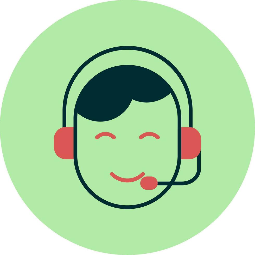 Customer Service Agent Vector Icon
