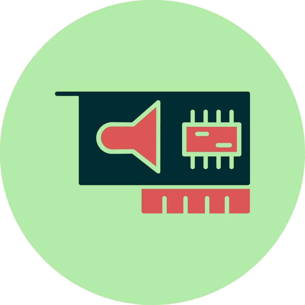 Sound Card Vector Icon