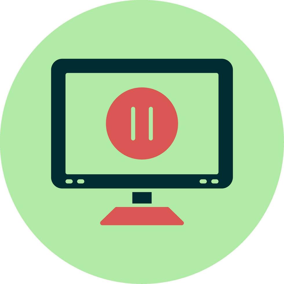 Pause Button Vector Icon