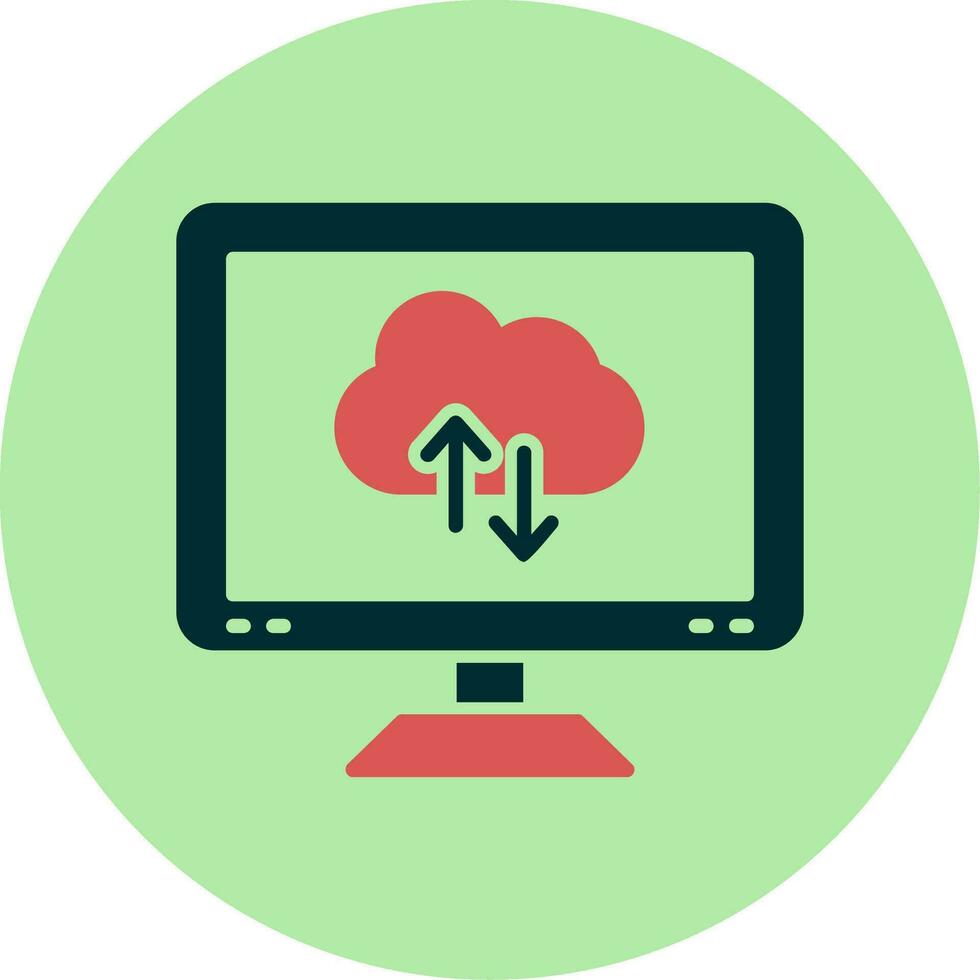 Cloud Computing Vector Icon