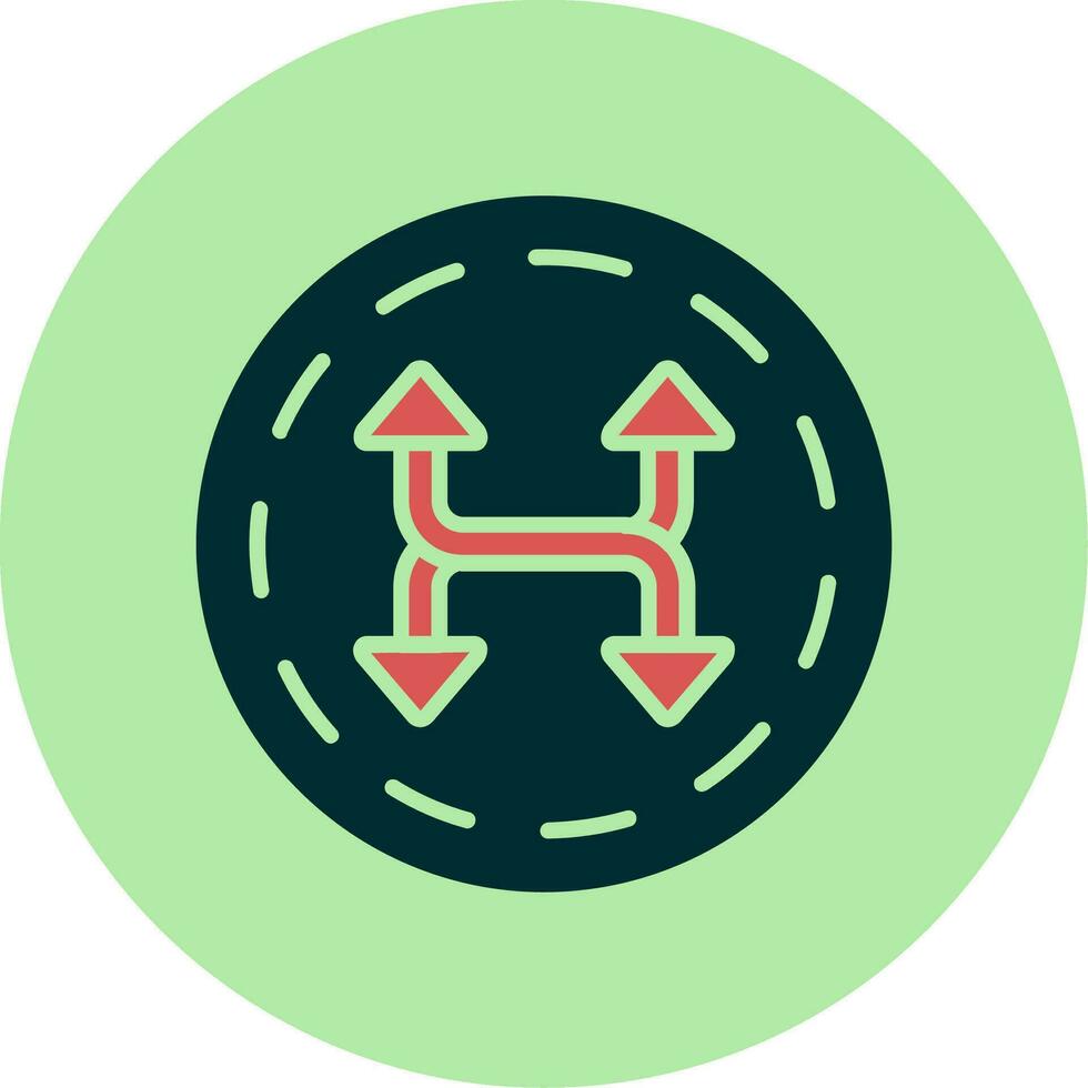 Shuffle Vector Icon