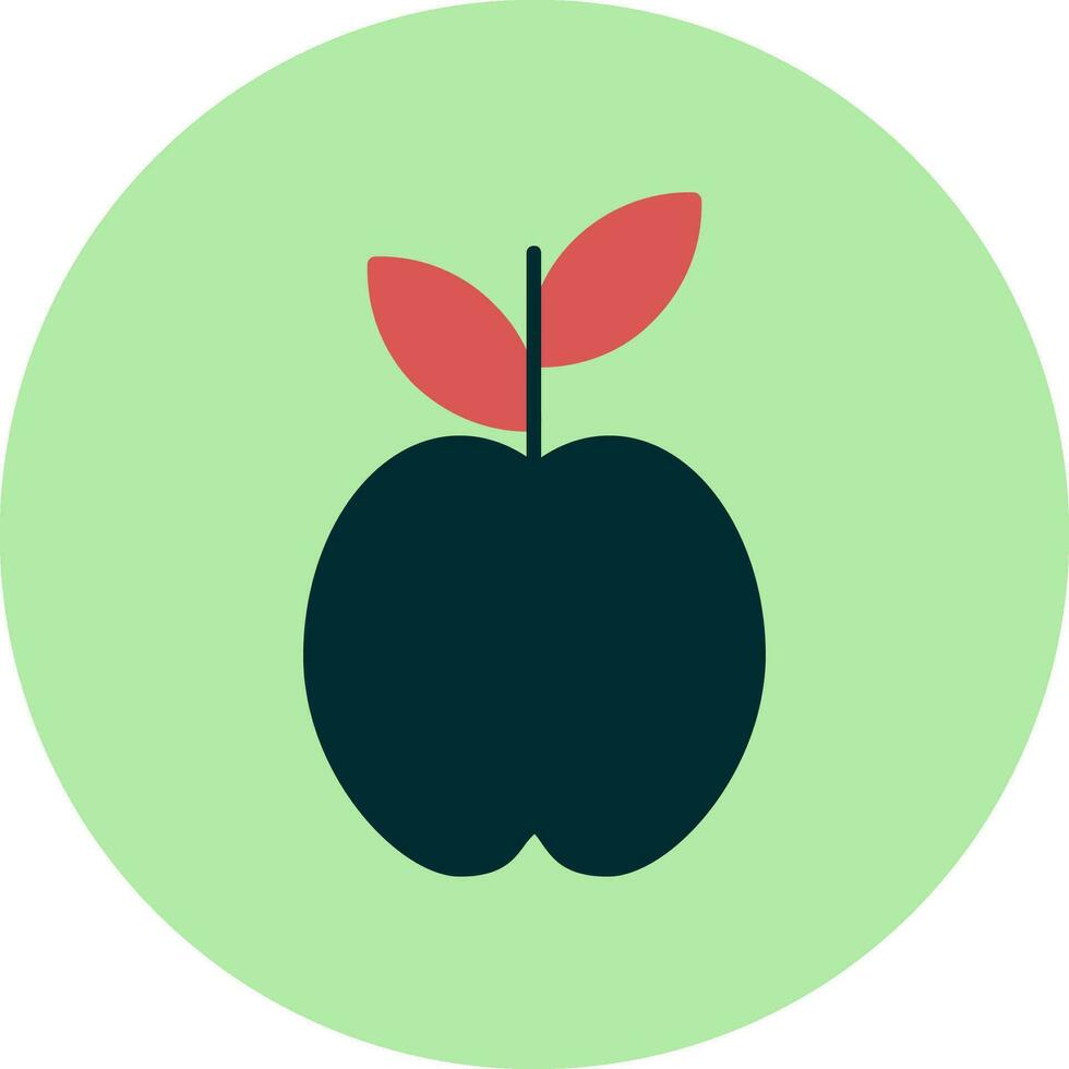 icono de vector de manzana