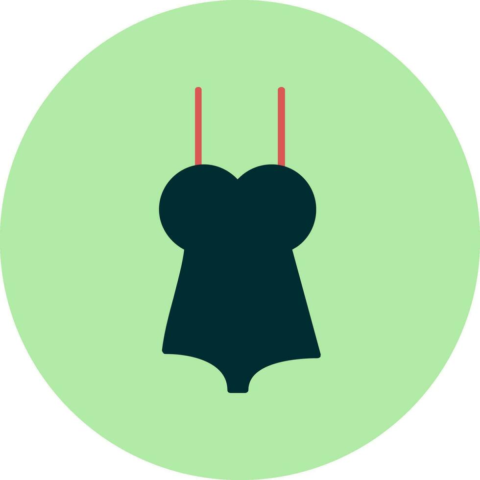 icono de vector de traje de baño