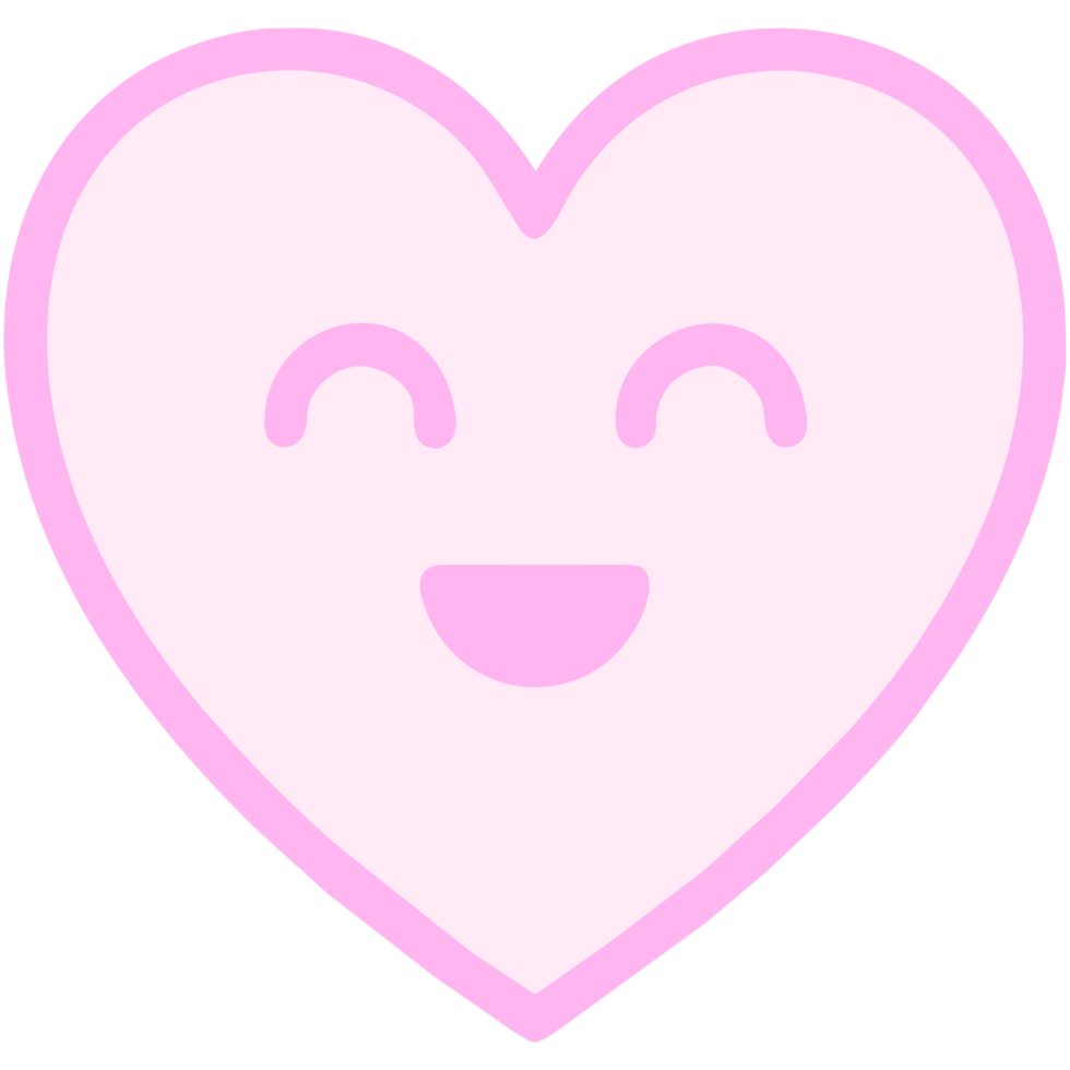 AI generated Valentine heart icon png