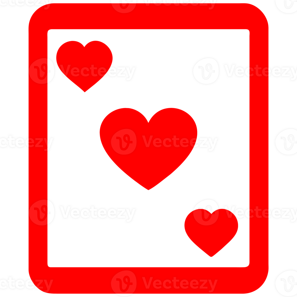 AI generated Valentine's Day envelope png