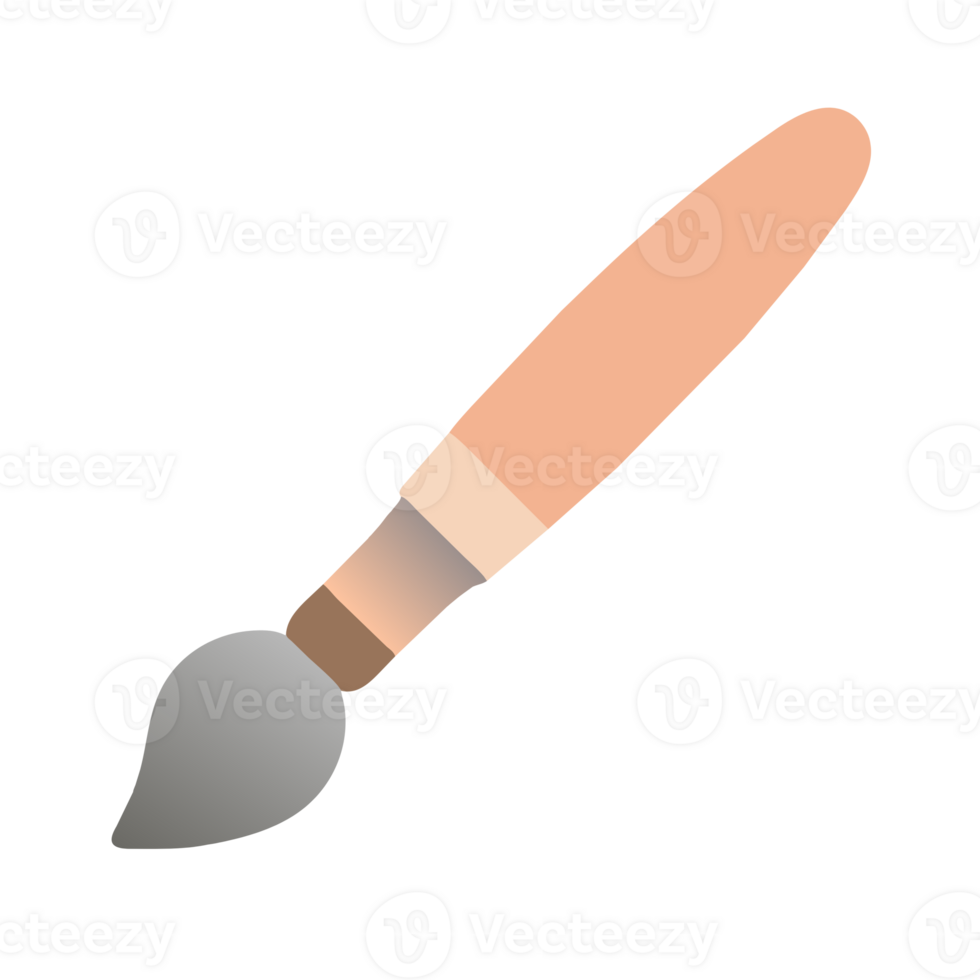 AI generated paintbrush tool art png