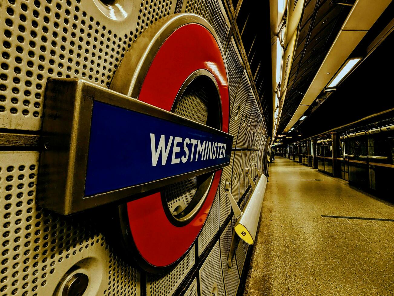 Tube station in London photo