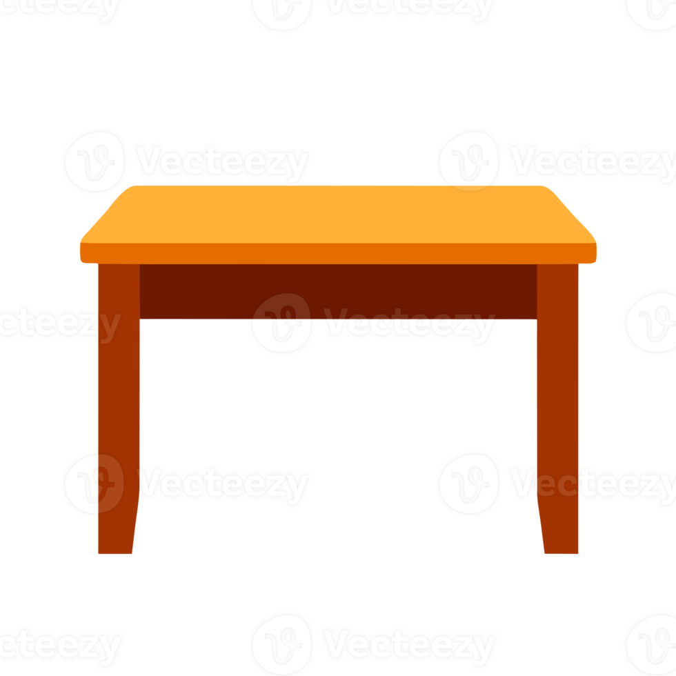 AI generated interior table icon png