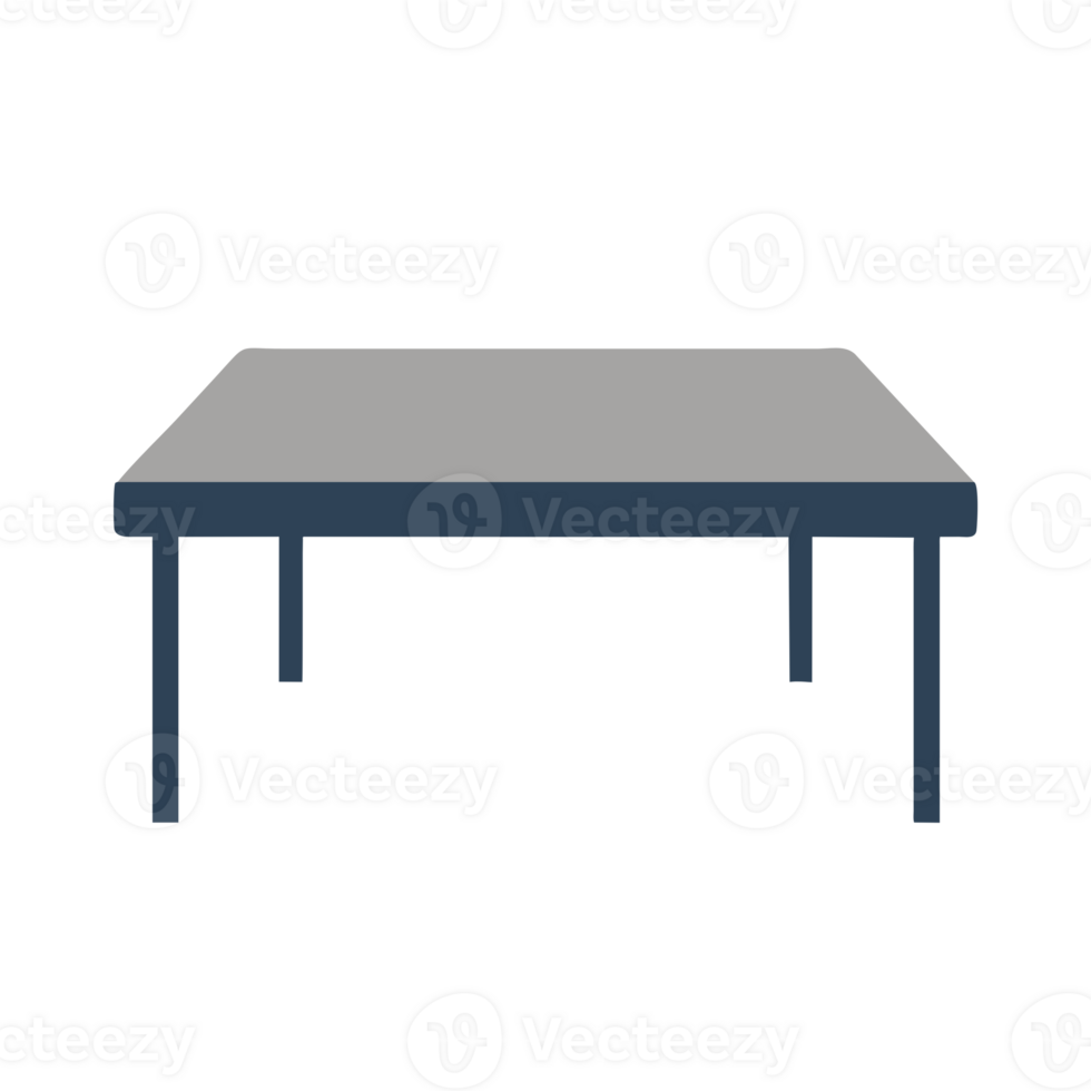 AI generated interior table icon png
