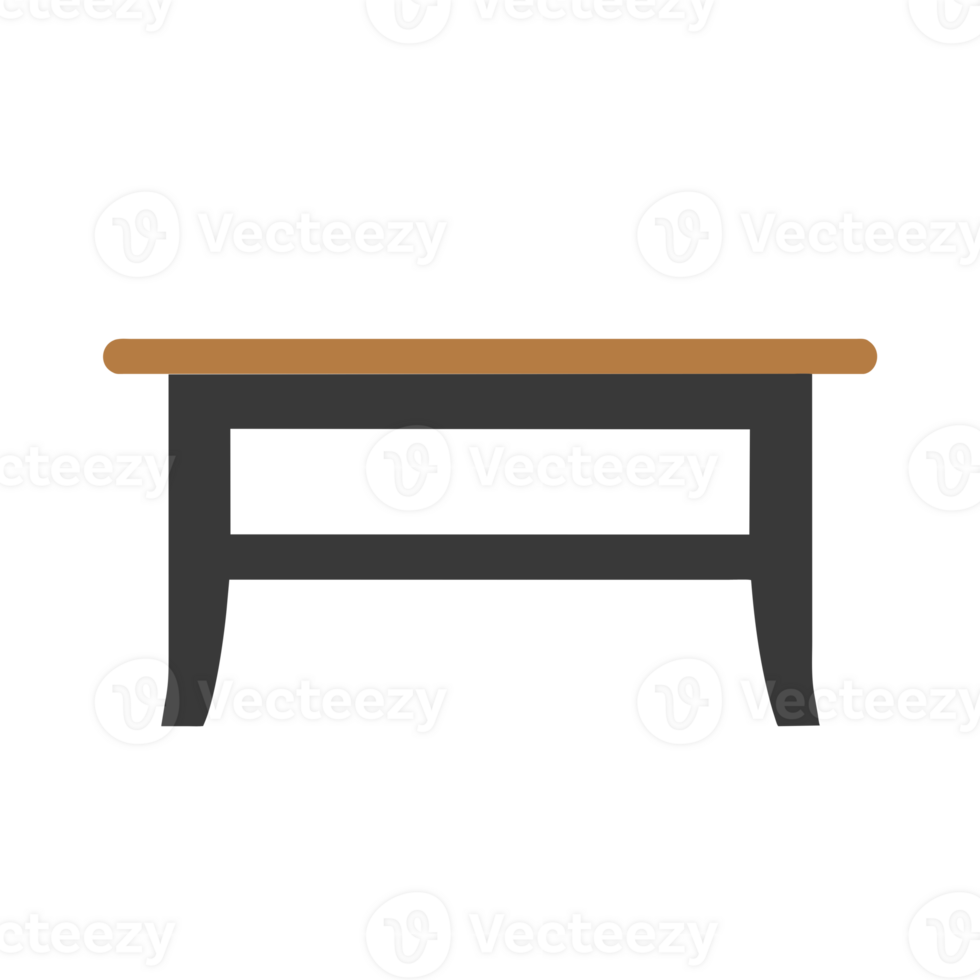 AI generated interior table icon png