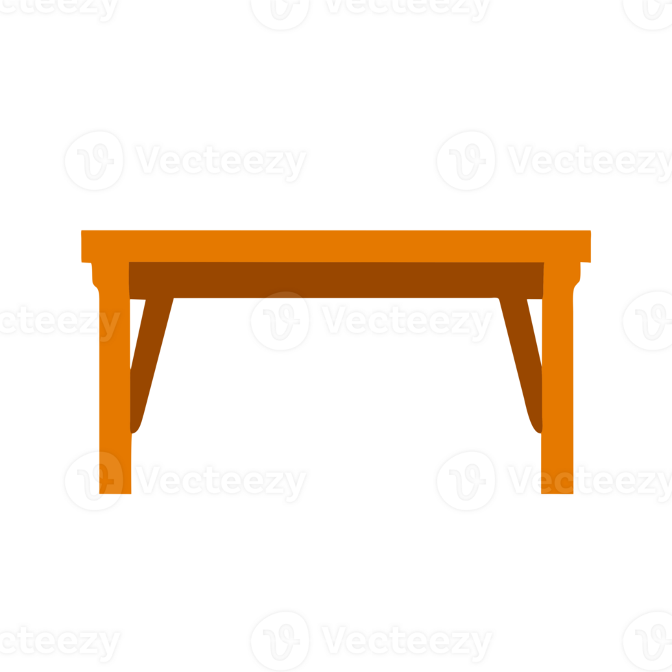 AI generated interior table icon png