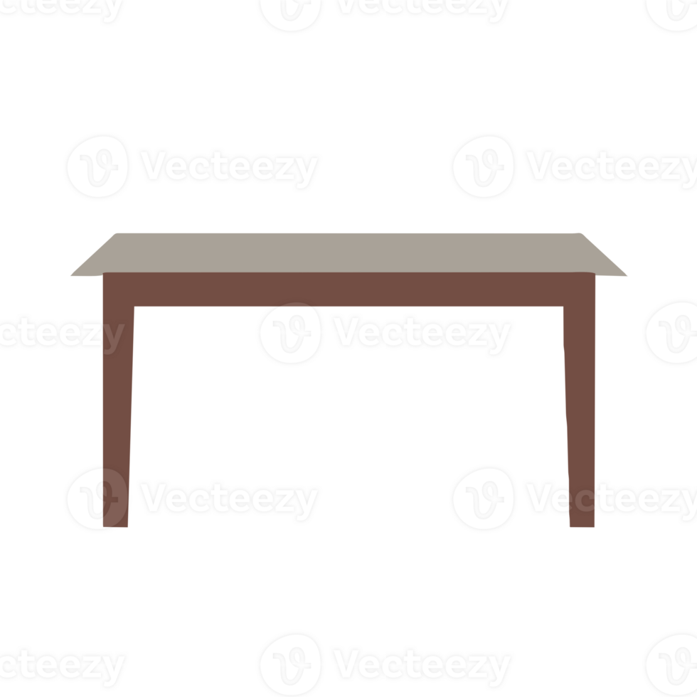 AI generated interior table icon png