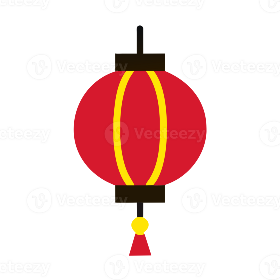 AI generated Chinese New Year Lantern png