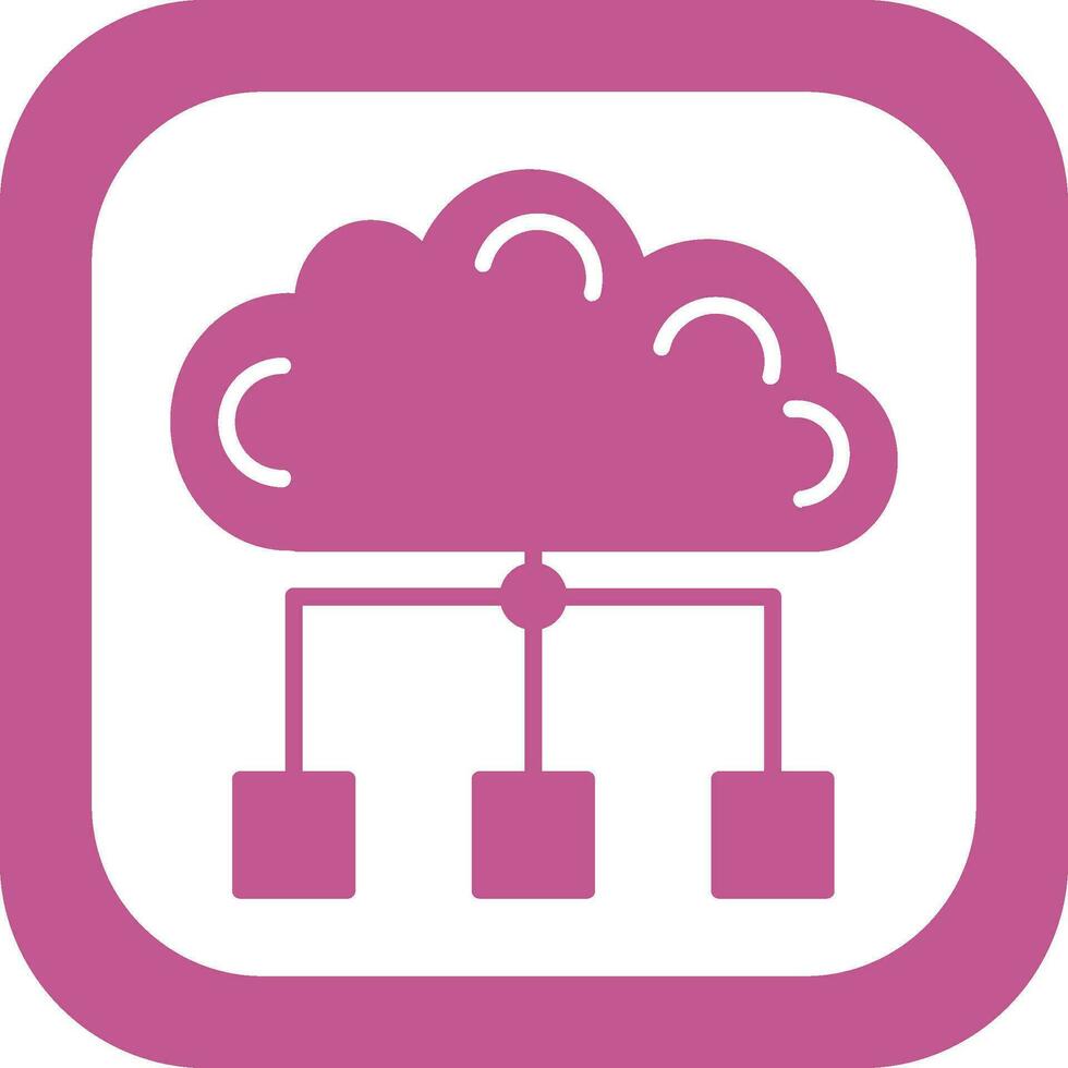 nube propiedades vector icono