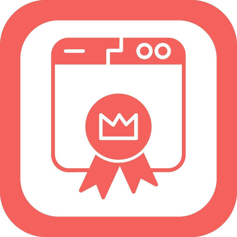 Premium Website Vector Icon