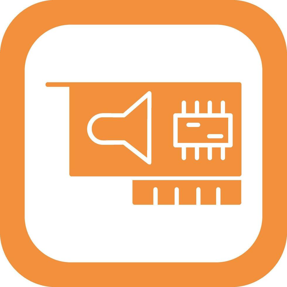 Sound Card Vector Icon