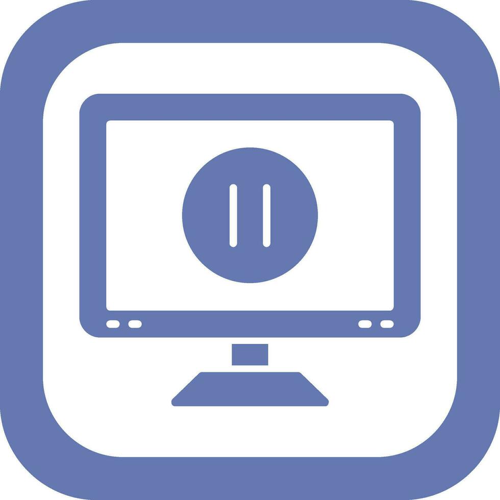Pause Button Vector Icon