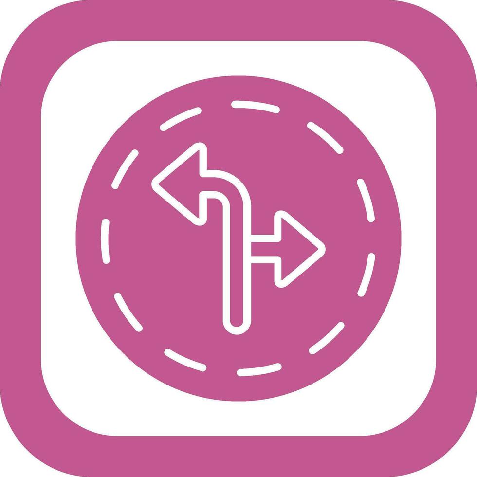 Turn Direction Vector Icon