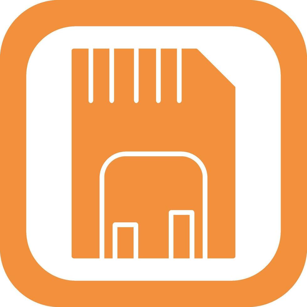 Memory card Vector Icon