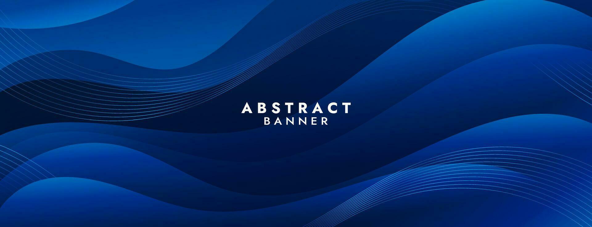 Abstract Dark Blue Background with Wavy Shapes. flowing and curvy shapes. This asset is suitable for website backgrounds, flyers, posters, and digital art projects. vector