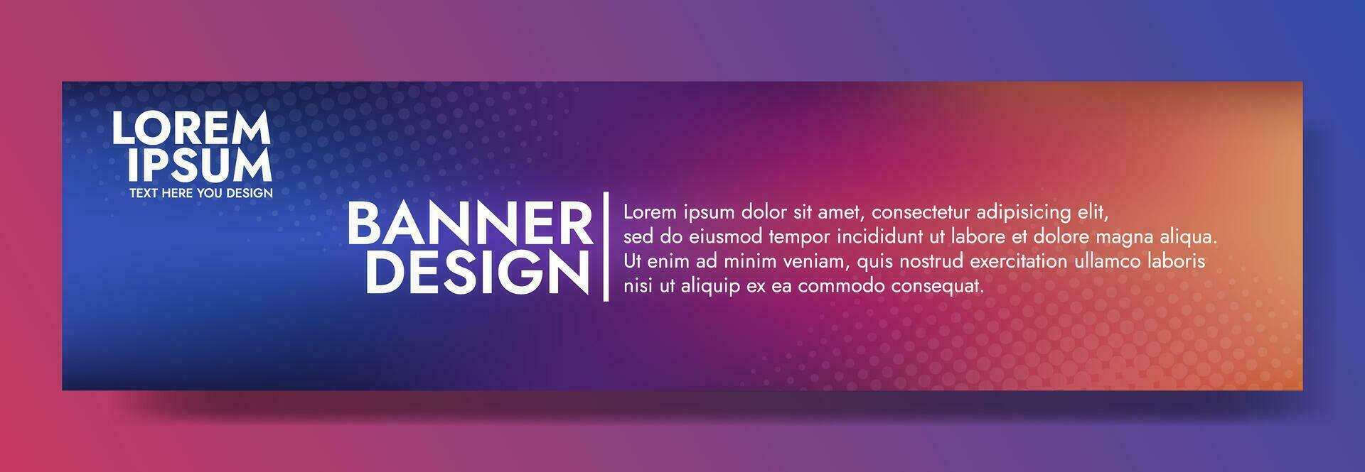 Abstract orange blue banner color with a unique wavy design. It is ideal for creating eye catching headers, promotional banners, and graphic elements with a modern and dynamic look. vector