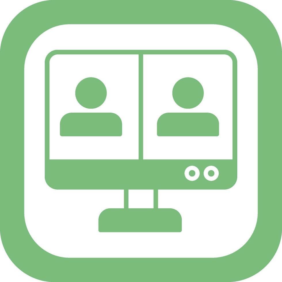 Online Meeting Vector Icon