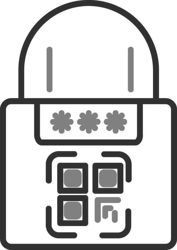 Smart Padlock Vector Icon