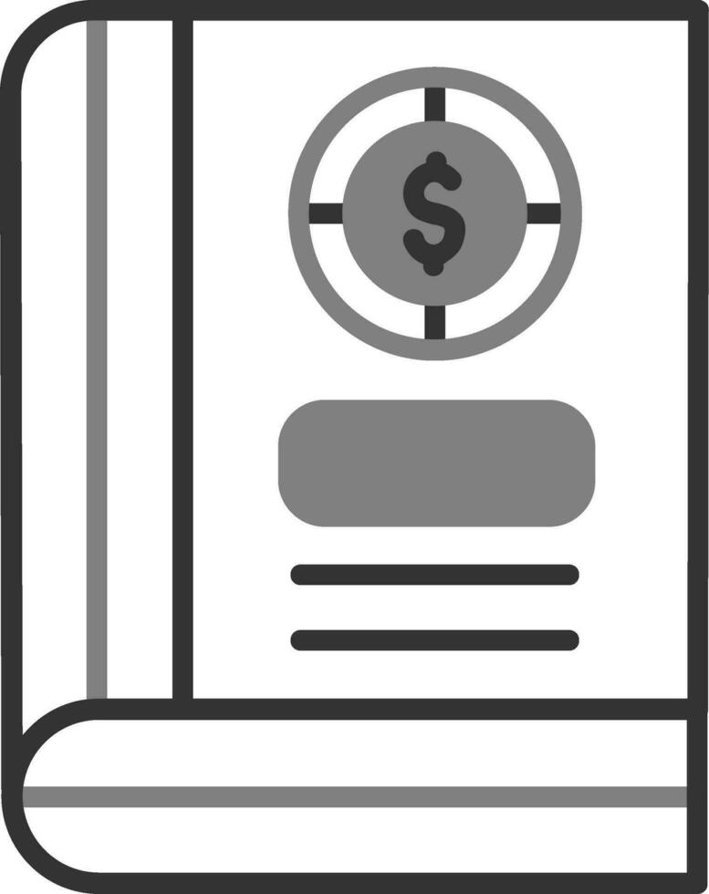 icono de vector de libro de contabilidad