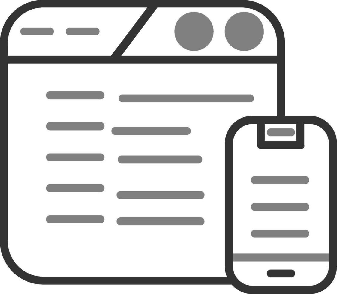 Responsive Vector Icon