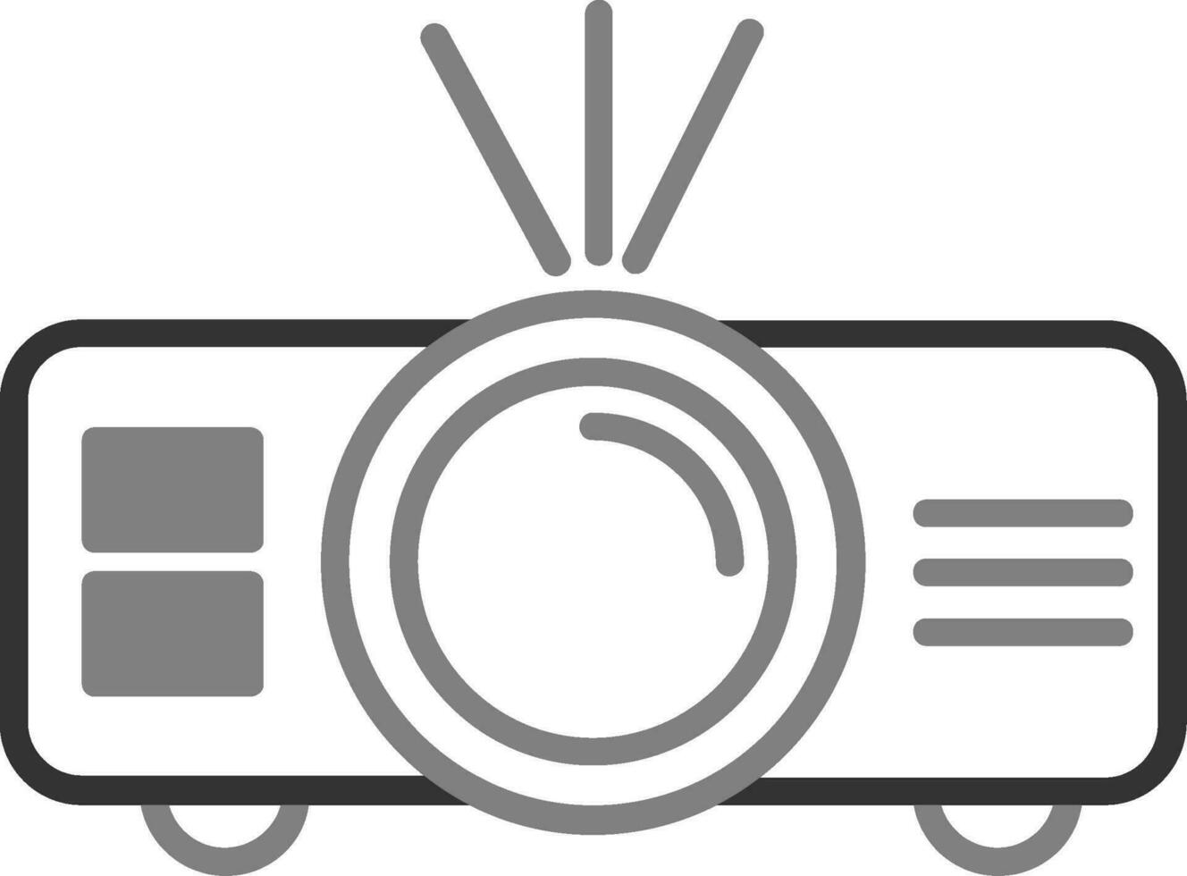 icono de vector de proyector