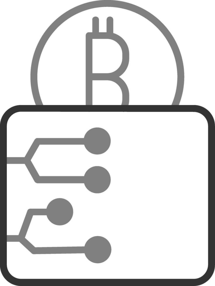 icono de vector de criptomoneda