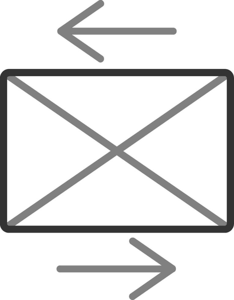 enviar icono de vector de correo