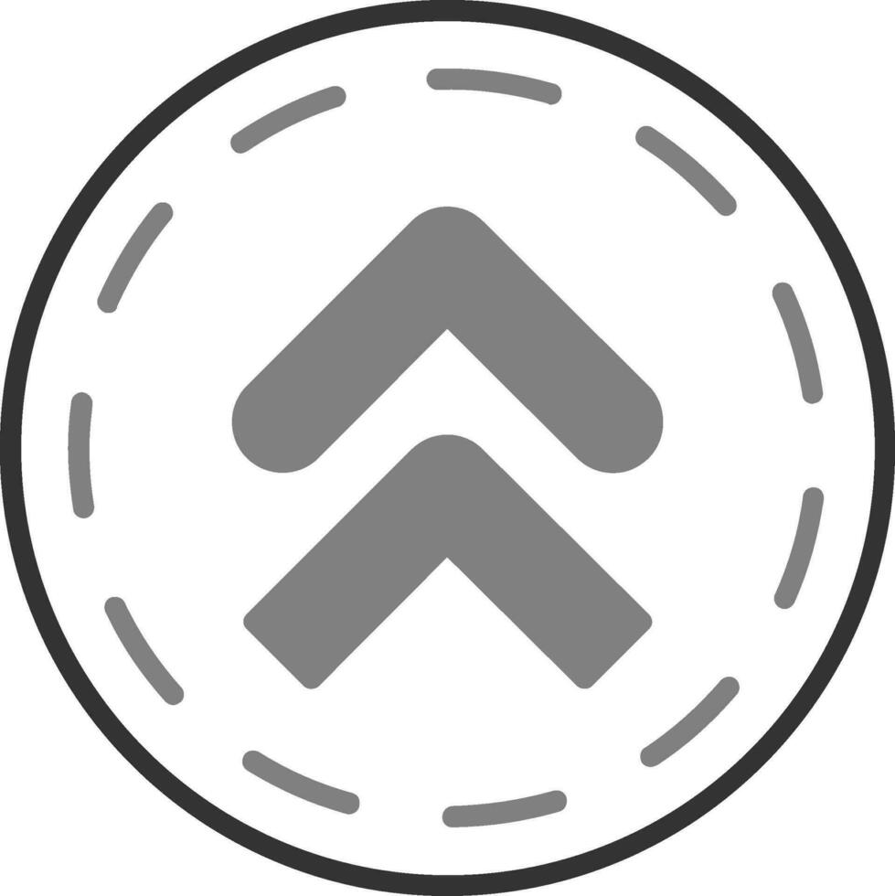 Up Arrows Vector Icon