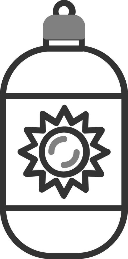 icono de vector de crema solar