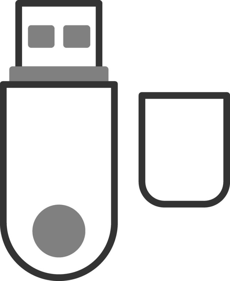 icono de vector de pendrive