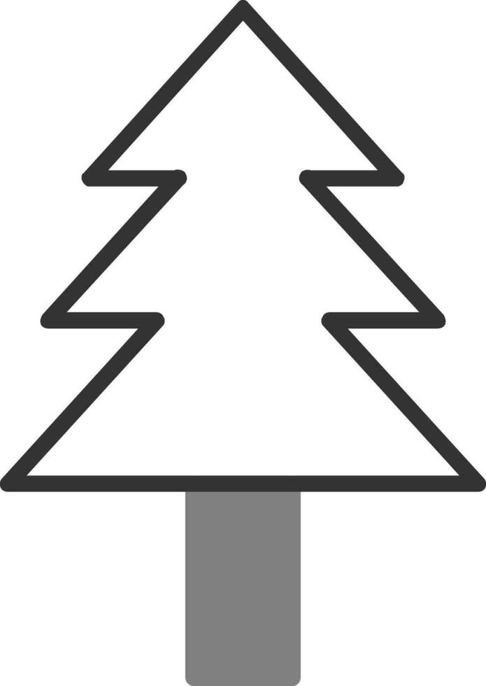 icono de vector de árbol de pino