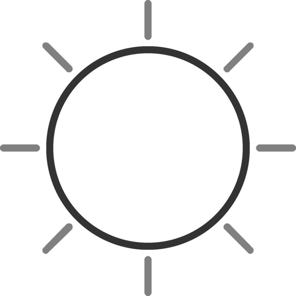 Sun Vector Icon