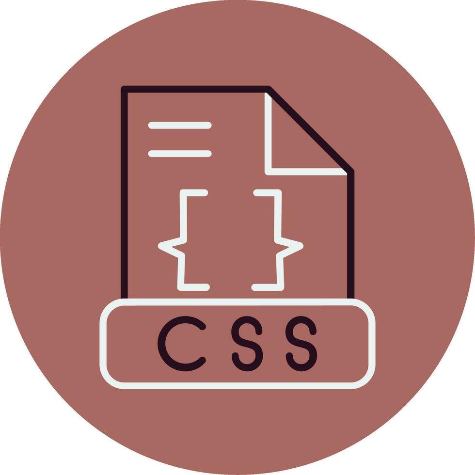 icono de vector de css