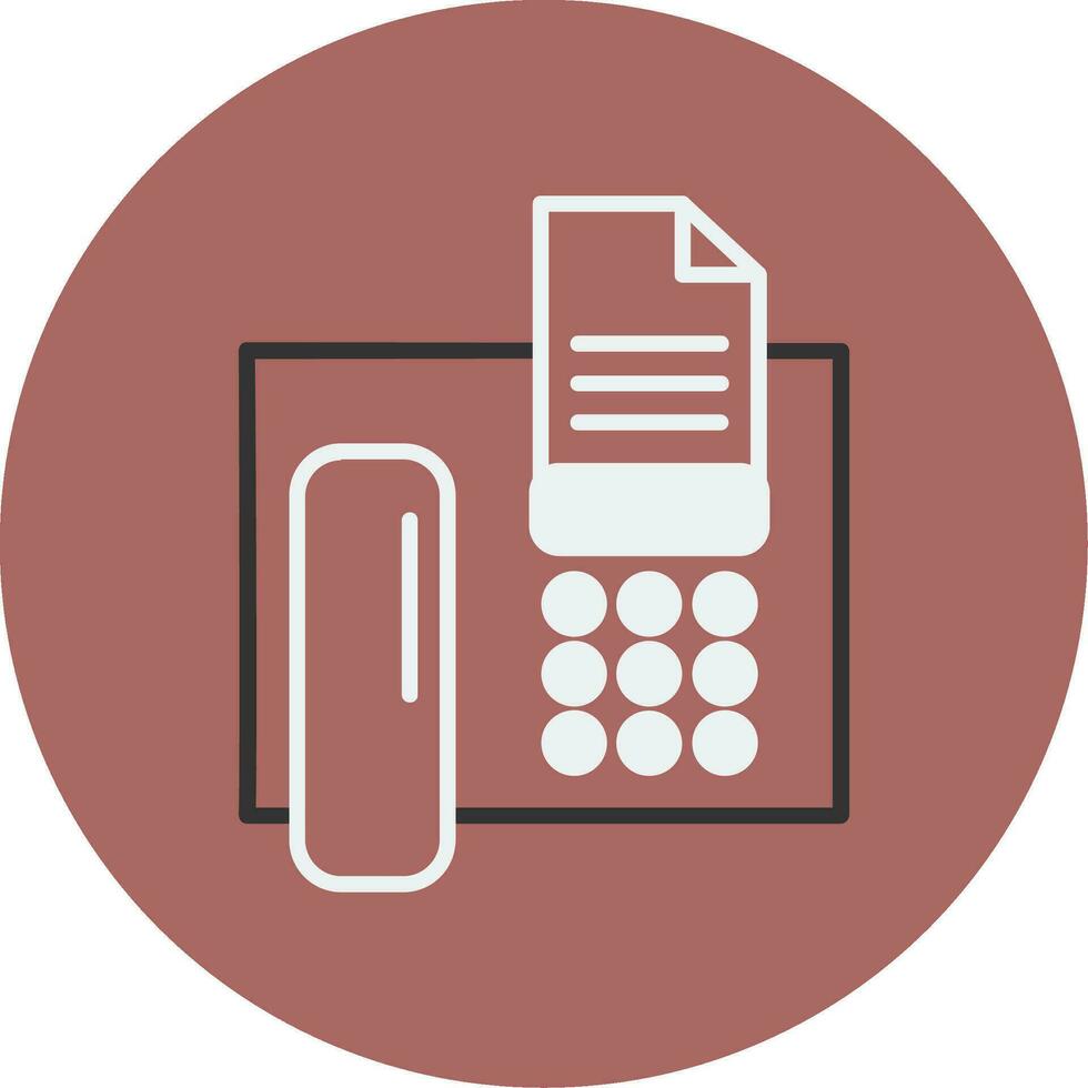 Fax Vector Icon