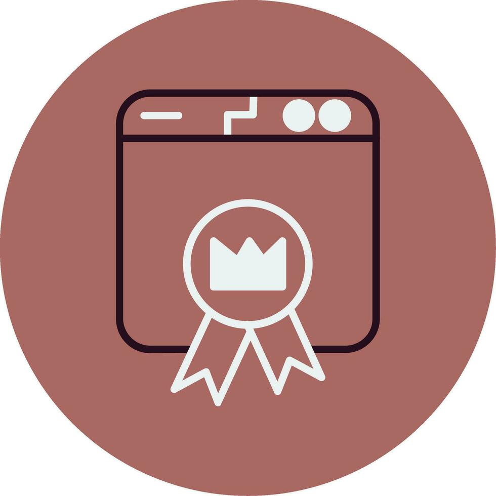 Premium Website Vector Icon