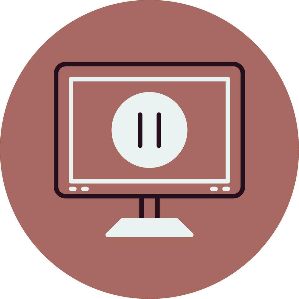 Pause Button Vector Icon