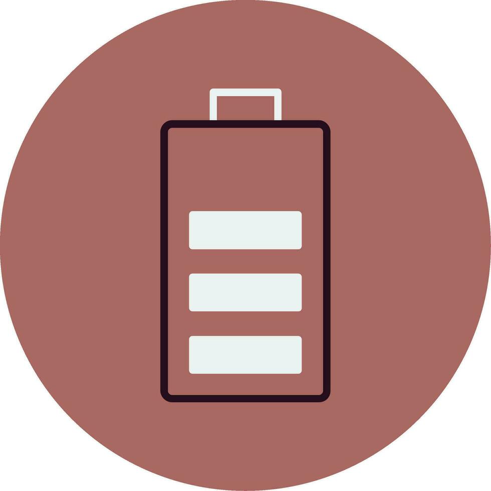 Battery Charged Vector Icon