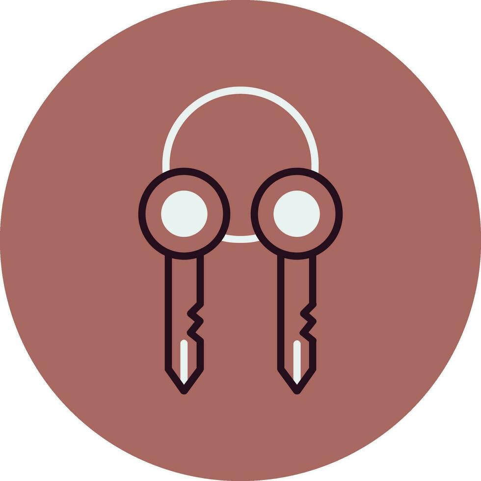 Surrogate Key Vector Icon