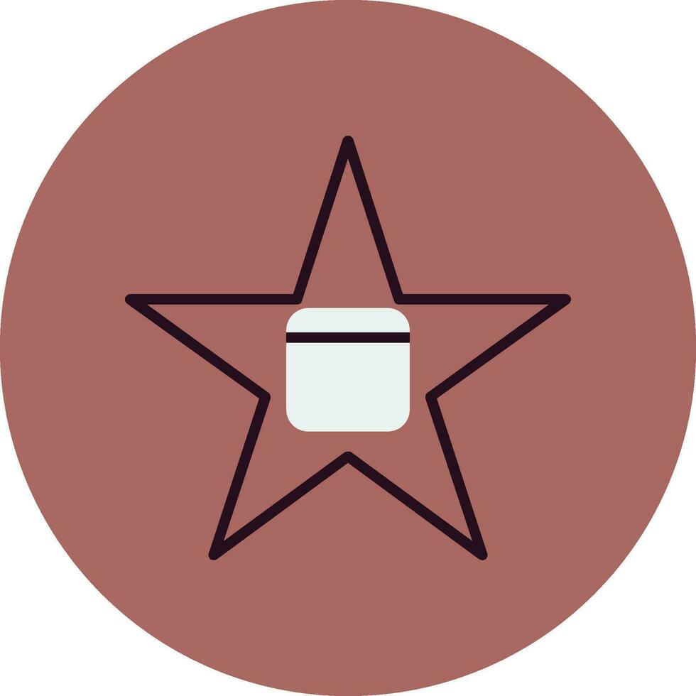 icono de vector de estrella