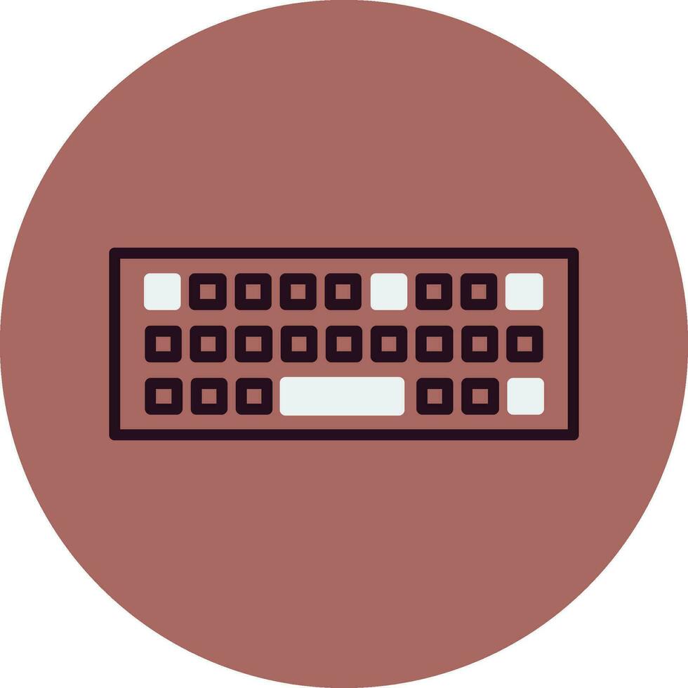 icono de vector de teclado