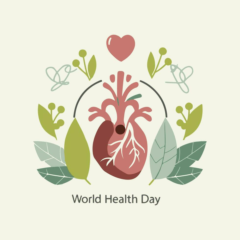 world health day vector illustration