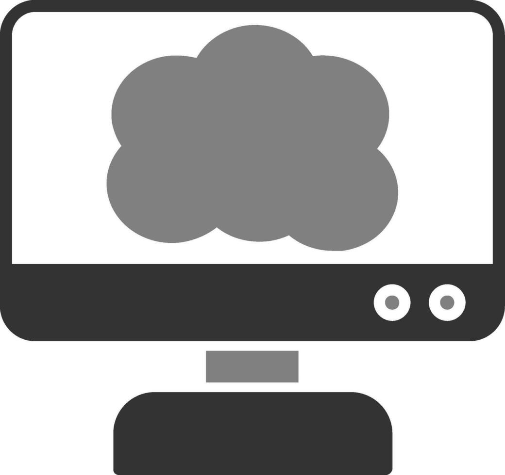 Cloud Computing Vector Icon