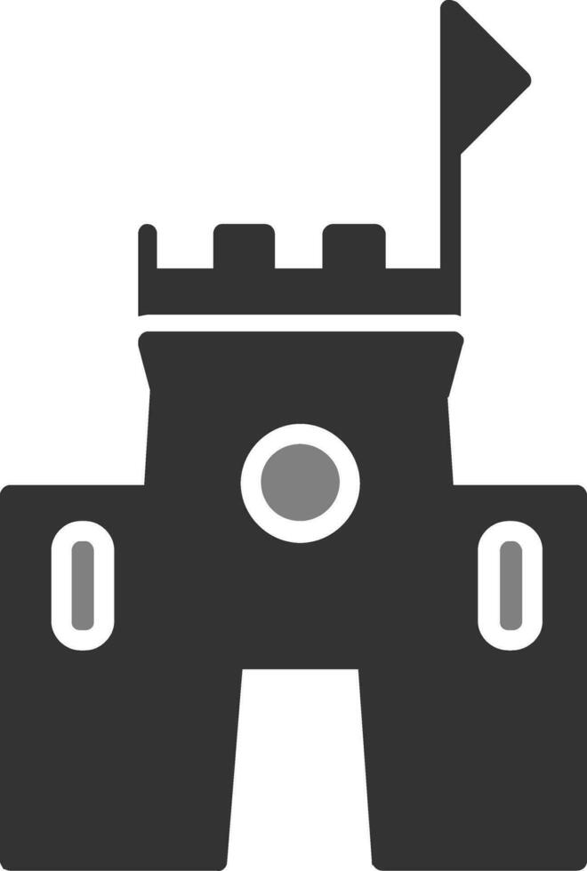 Sand Castle Vector Icon