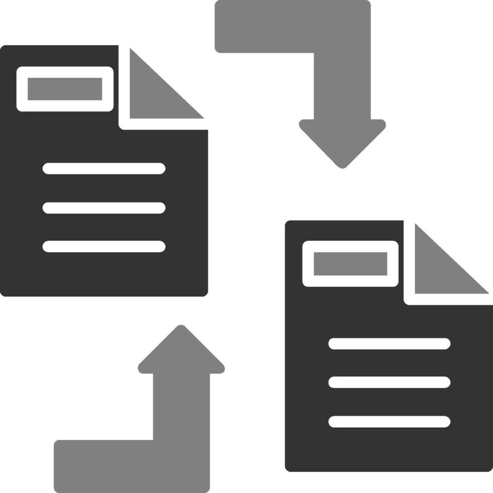 Data Transformation Vector Icon